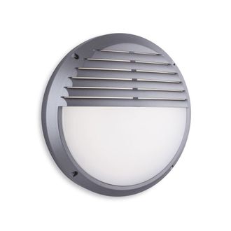 Netlighting Luca Outdoor Integrated LED Bulkheads Round Black IP65