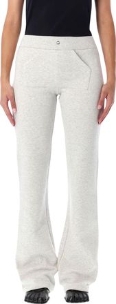 Coperni Womens Low-waist Organic Cotton Jogging Pants - Light Grey - Size Medium