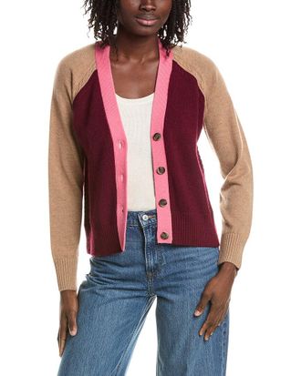 Isla Brianna Colorblock Cashmere Sweater