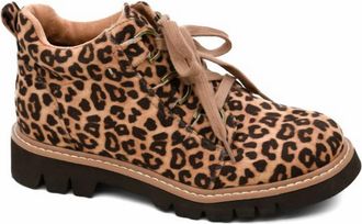 Corkys Footwear Womens Campfire Lug Sole Boots In Leopard