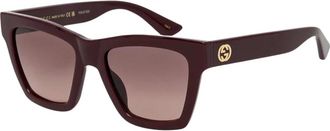 Gucci Gg1714S Zonnebril - Dames - Accessoires - Rood - Maat: 54 MM