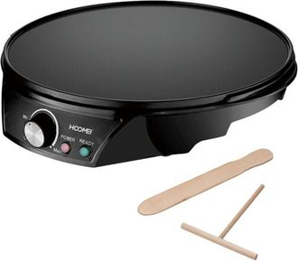 Trade Shop Trade Shop - Crepiera Elettrica Macchina Per Crepes 1200 Watt Piastra 30 Cm Antiaderente