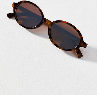 I-SEA I-SEA Mirrored Translucent Lens Oval Sunglasses