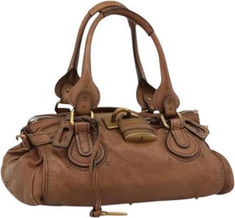 Chlo&eacute; Pre-owned Hand Bag - Dames - Vintage Handtas - Bruin - ONE Size - Leer - Vintage