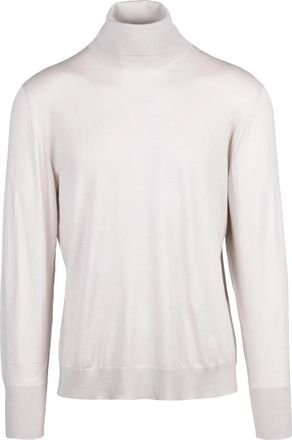 Eleventy Dolcevita - Heren - Coltruien - Wit - XL - Wol - Truien & Vesten