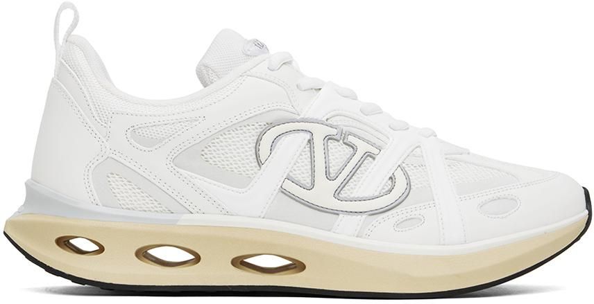 スニーカー VALENTINO GARAVANI White Canvas Nojoke Sneakers Nojoke canvas sneakers in white - Valentino Garavani | Mytheresa