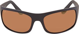 Maui Jim Peahi HCL Bronze Wrap Unisex Sunglasses H202-2M 65