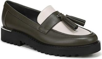 Franco Sarto Carolyn Tassel Loafer in Deep Olive Green at Nordstrom, Size 5.5