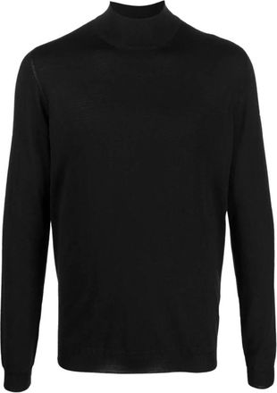 Goes Botanical Wollen Turtleneck Gebreid - Heren - Coltruien - Zwart - 2XL - Wol - Truien & Vesten