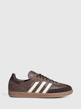 adidas Samba OG Leather Sneakers with Python Print and 3-Stripes