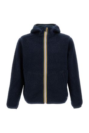 K-Way Blue Jack Sherpa Reversible Jacket