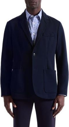 Bugatchi Soft Touch Solid Knit Blazer in Navy at Nordstrom Rack, Size X-Large