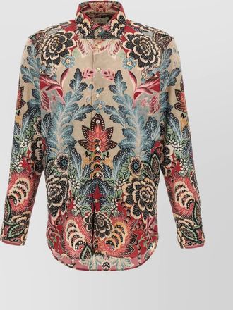 Etro floral-print cotton shirt