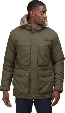 Regatta Mens Volter Waterproof Insulated Parka (Dark Khaki) - Size X-Large