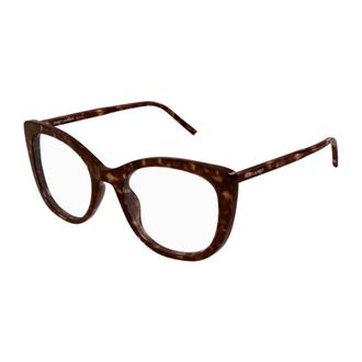 Saint Laurent Ladies Black Square Eyeglass Frames SL778 002