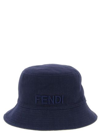 Fendi Blue Reversible denim bucket hat