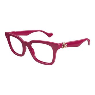 Gucci Glasses, female, Pink, 51 MM, Square Optical Frame