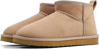 Generic NYSBH Winter Short Plush Snow Boots Cotton Shoes Anti-suede Women Boots Casual Flat Nonslip Cotton Boots Mini Fur Boots