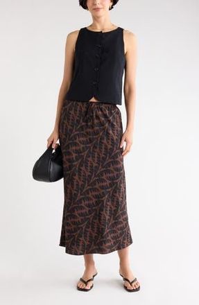 Nordstrom Rack Textured Button Front Vest in Black at Nordstrom Rack, Size X-Small