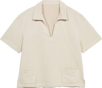 Fortela Grand Brushed Jersey V-Neck Sweater in Taupe at Nordstrom, Size X-Large Eu