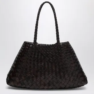 Dragon Diffusion Santa Croce large bag dark brown