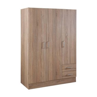 Composad Armadio Tre Ante Linea espresso Cm. 46 X 119 X H.184 - Cemento