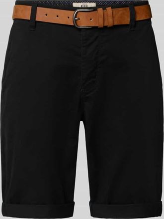 Redefined Rebel Shorts mit G&uuml;rtel Modell MIKE in Black, Gr&ouml;&szlig;e XXL