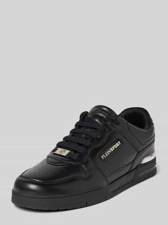 Plein Sport Sneaker aus Leder mit Schn&uuml;rung Modell VIPER II in Black, Gr&ouml;&szlig;e 43