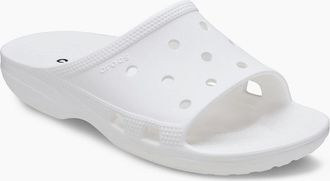 Crocs Womens Crocs Classic Slide Thermoplastic Womens White Slides - Size: UK 8 / eu 41-42 / us w10