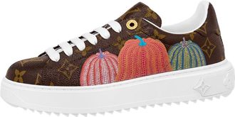 Louis Vuitton (WMNS) LOUIS VUITTON x YK ACADEMY Time Out Sneakers Brown Monogram with Icons 1ABD8N