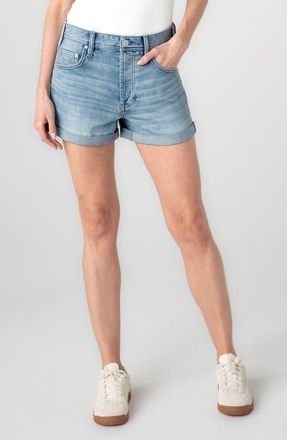 Liverpool L.A. Cuffed Relaxed Denim Shorts in Denver at Nordstrom, Size 16