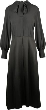 Beatrice .B Abito Lungo - Dames - Casual kleedjes - Zwart - XS - Satijn - Kleedjes