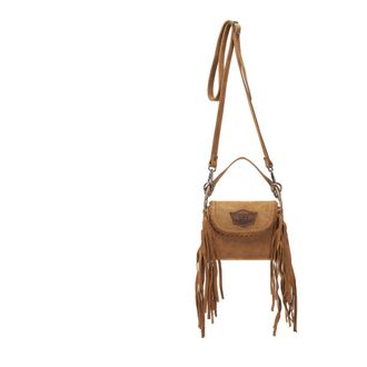 El Vaquero Shoulder Bags, female, Brown, Size: ONE SIZE Brown Leather Fringe Bag