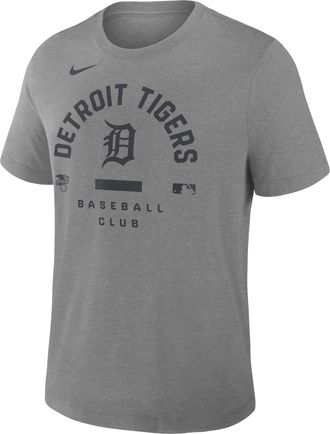 Nike Detroit Tigers Authentic Collection Early Work Nike Mens Dri-FIT MLB T-Shirt in Grey | 034J06GDG-HXK