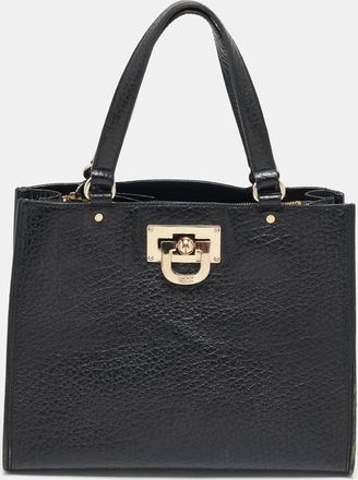 DKNY Dkny Beekman French Black Leather Tote Bag