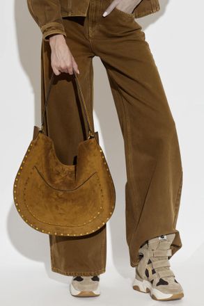 Isabel Marant Suede Hobo Bag, Womens, Brown