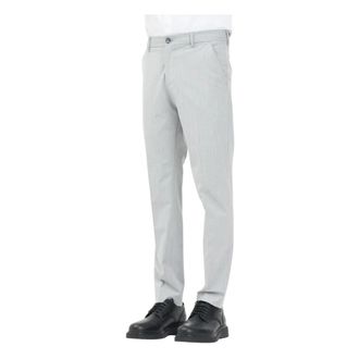 Selected Heren, Broeken, Grijs, Maat: S Viscose