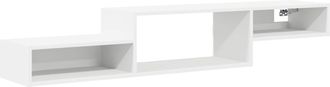 vidaXL Mueble De Tv Montado En La Pared Montada En La Pared Blanco Vidaxl