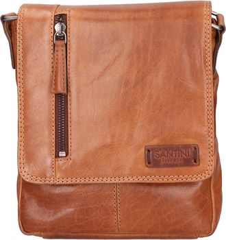 Santini schoudertas unisex TAN