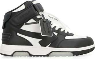 Off-white Schoenen, Heren, Wit, 40 EU, Leer, Out Of Office High-top sneakers