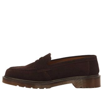 Dr. Martens Delapre Repello Calf Suede Mb Penny Loafer Brown 43301201