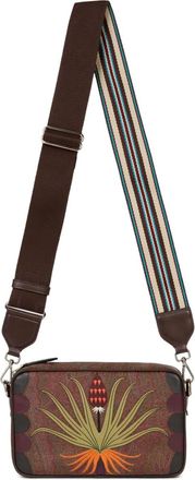 Etro x Agostino Iacurci Borsa a spalla Arnica piccola con ricamo paisley - Marrone