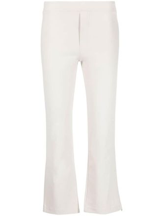 Herno pull-on cropped trousers - women - Viscose/Polyurethane/Polyamide - 46 - Neutrals
