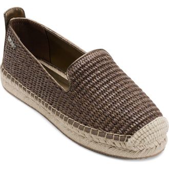 DKNY Mallandra Platform Espadrille Flat in Brown/Bronze at Nordstrom, Size 9
