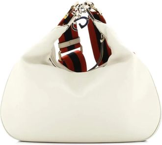 Gucci Attache Shoulder Bag Leather Medium crossbody bag - Wit