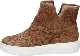 Stokton Ex 426 Enkellaars - Dames - Winterlaarzen - Bruin - 37 EU - Leer - Schoenen