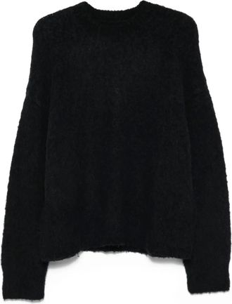 Uma Wang Maglione misto alpaca - Nero