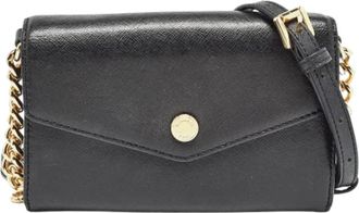 Michael Kors Tweedehands leren schoudertassen - Dames - Vintage Schoudertas - Zwart - ONE Size - Vintage