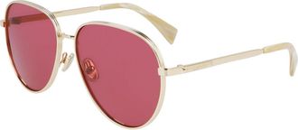 Lanvin LNV107S 716 Mens Sunglasses Gold Size 61