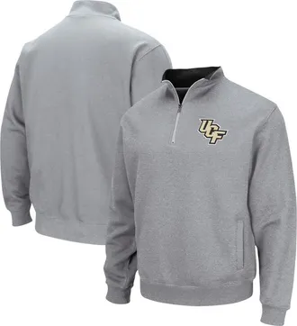 Colosseum Mens Colosseum Heathered Gray UCF Knights Tortugas Team Logo Quarter-Zip Jacket in Heather Gray at Nordstrom, Size Xxx-Large